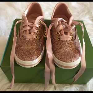 EUC Kate Spade Glitter Keds